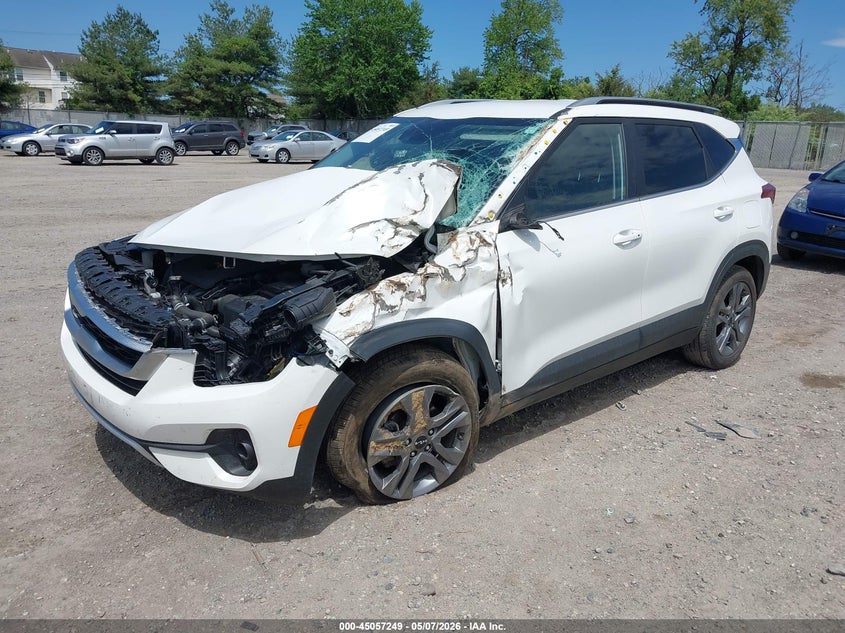 2022 Kia Seltos VIN KNDEU2AA4N7287550 IAAI salvage auction — FRONT END, Salvage (New Jersey), sold $3,900 on 2026-07-14 (photo 2)