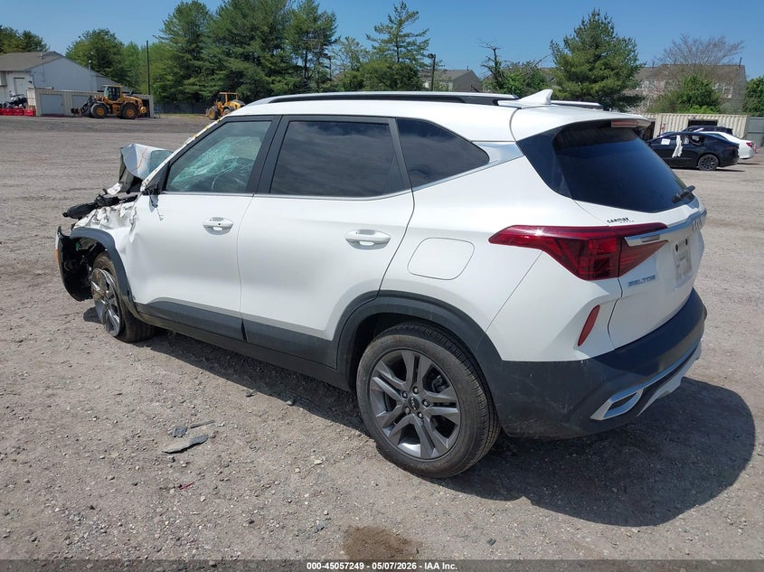 2022 Kia Seltos VIN KNDEU2AA4N7287550 IAAI salvage auction — FRONT END, Salvage (New Jersey), sold $3,900 on 2026-07-14 (photo 3)