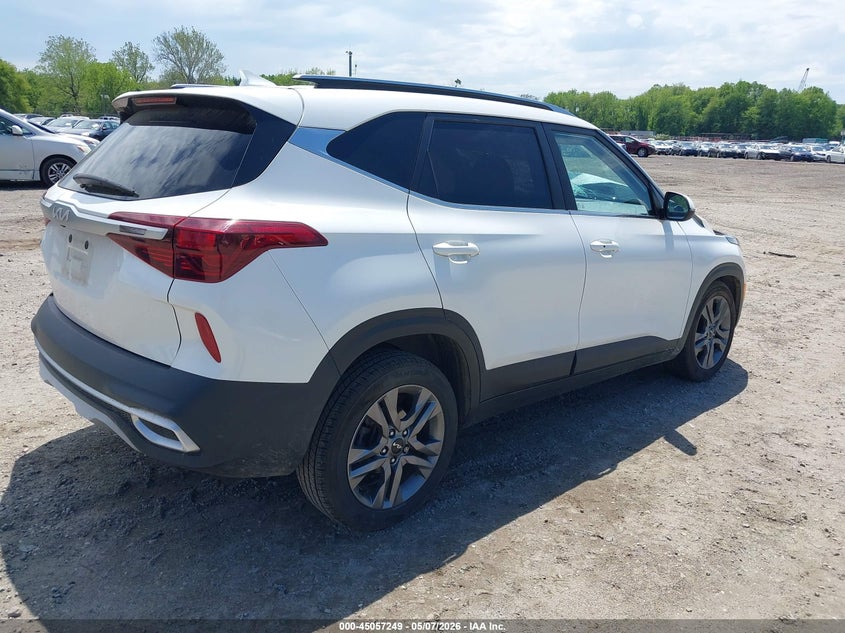 2022 Kia Seltos VIN KNDEU2AA4N7287550 IAAI salvage auction — FRONT END, Salvage (New Jersey), sold $3,900 on 2026-07-14 (photo 4)