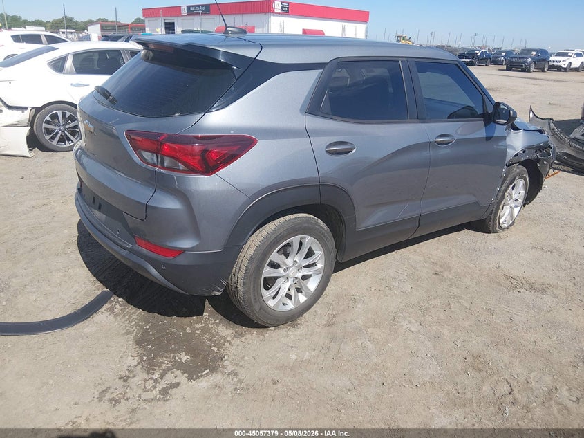 2021 Chevrolet Trailblazer VIN KL79MMS2XMB169497 IAAI salvage auction — RIGHT FRONT, Salvage (Arkansas), sold $2,500 on 2026-07-29 (photo 4)