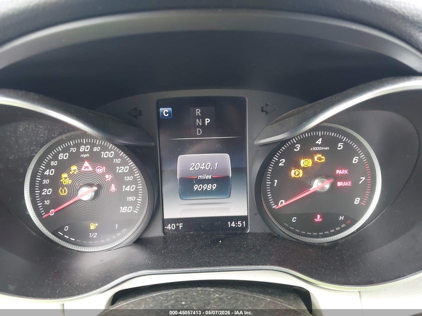 2018 Mercedes-benz VIN WDDWK4KB4JF756395 IAAI salvage auction — FRONT & REAR, Salvage (Georgia), sold $825 on 2026-07-29 (photo 7)