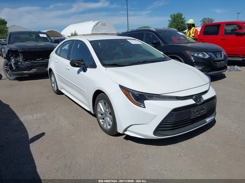 2023 Toyota Corolla VIN 5YFB4MDE9PP064502 IAAI salvage auction — HAIL, Salvage (Iowa), sold $8,500 on 2026-07-13 (photo 1)