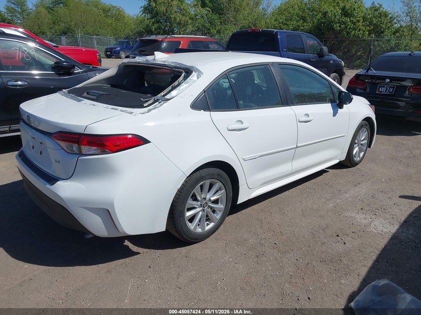 2023 Toyota Corolla VIN 5YFB4MDE9PP064502 IAAI salvage auction — HAIL, Salvage (Iowa), sold $8,500 on 2026-07-13 (photo 4)