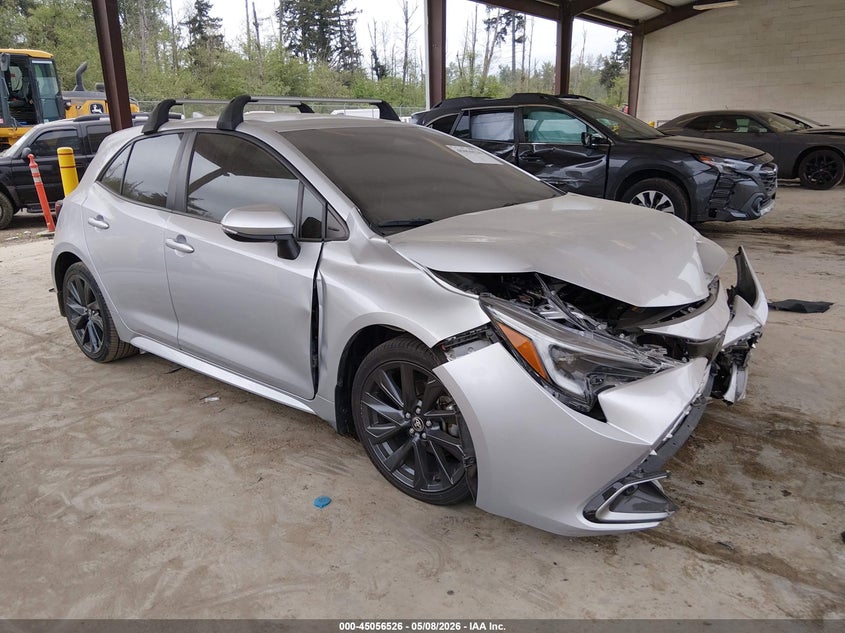 2023 Toyota Corolla VIN JTNC4MBE0P3194776 IAAI salvage auction — FRONT END, Bill Of Sale (Washington), sold $50 on 2026-07-29 (photo 1)