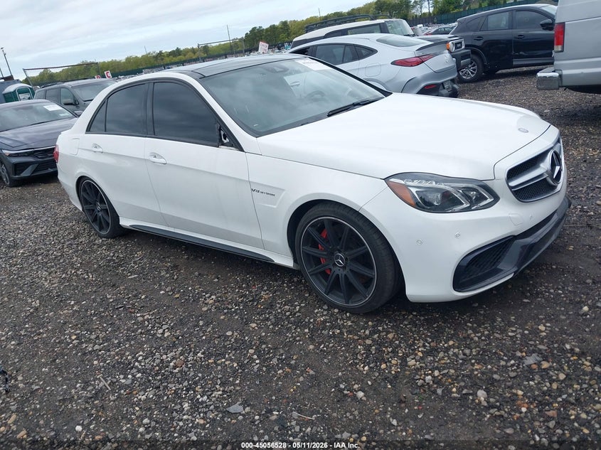 2015 Mercedes-benz E-klasse amg VIN WDDHF7GB1FB101018 IAAI salvage auction — LEFT & RIGHT, Salvage (Idaho), sold $9,625 on 2026-08-11 (photo 1)