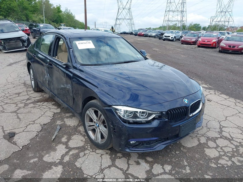 2016 BMW 3er VIN WBA8E3G59GNU04027 IAAI salvage auction — RIGHT SIDE, Salvage (Pennsylvania), sold $925 on 2026-07-24 (photo 1)