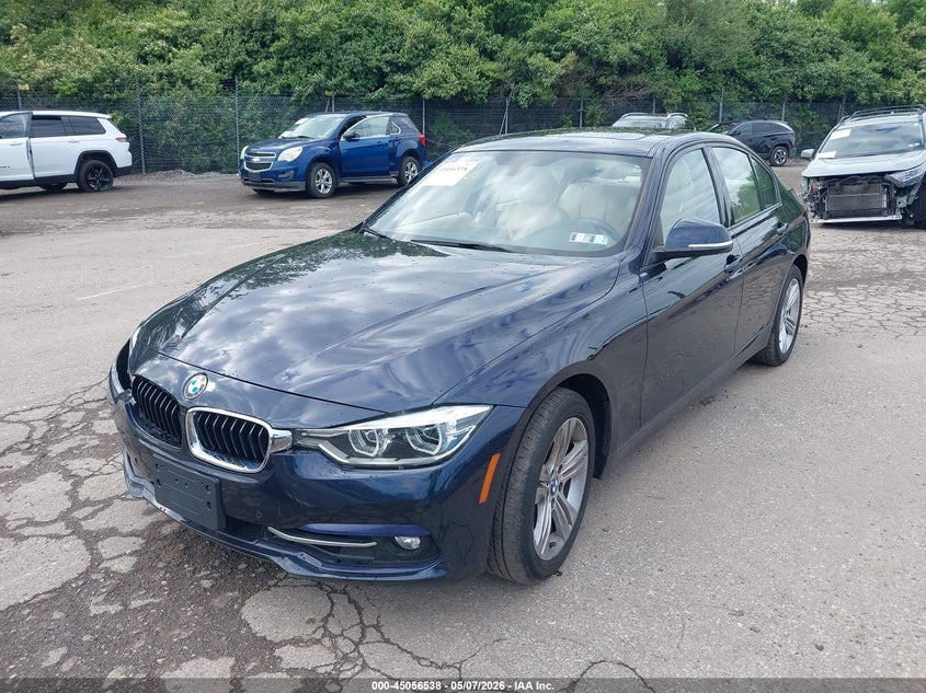 2016 BMW 3er VIN WBA8E3G59GNU04027 IAAI salvage auction — RIGHT SIDE, Salvage (Pennsylvania), sold $925 on 2026-07-24 (photo 2)