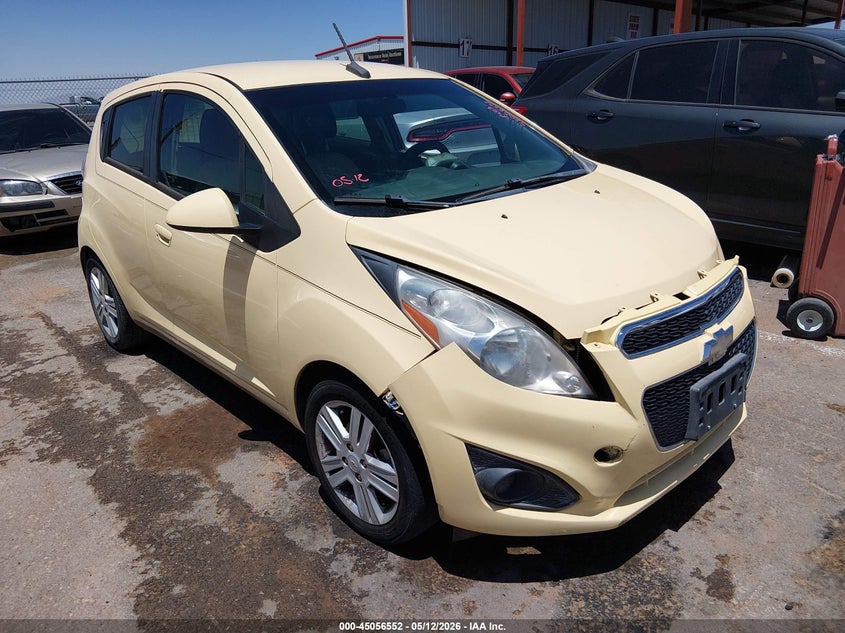 2014 Chevrolet Spark VIN KL8CA6S98EC592299 IAAI salvage auction — FRONT END, Salvage (New Mexico), sold $1,075 on 2026-07-08 (photo 1)