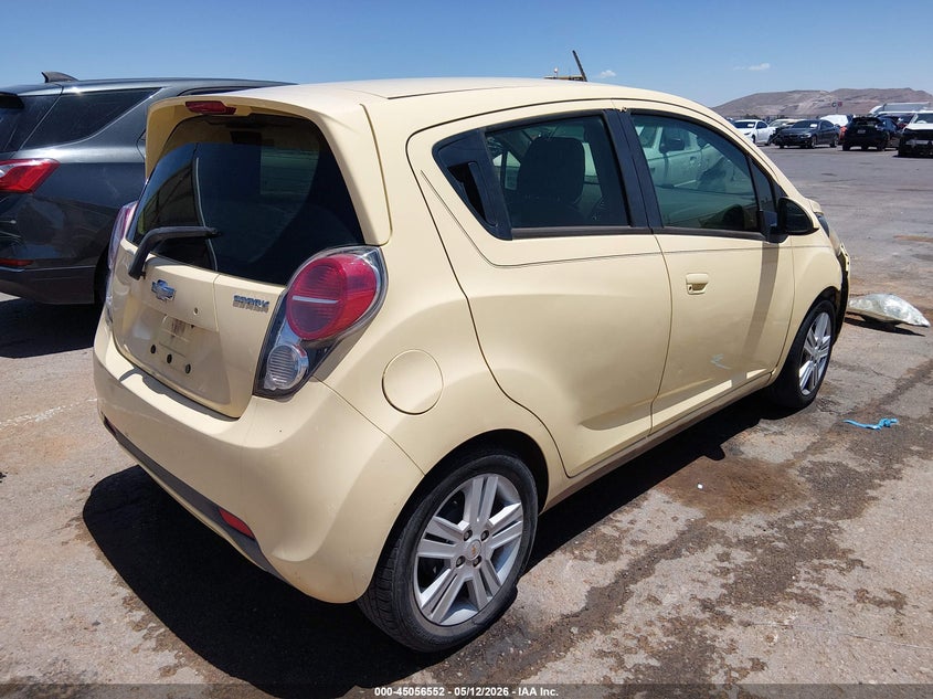 2014 Chevrolet Spark VIN KL8CA6S98EC592299 IAAI salvage auction — FRONT END, Salvage (New Mexico), sold $1,075 on 2026-07-08 (photo 4)