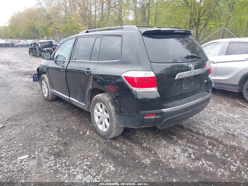 2012 Toyota Highlander VIN 5TDBK3EHXCS095249 IAAI salvage auction — LEFT FRONT, Mv-907A (New York), sold $3,075 on 2026-07-07 (photo 3)