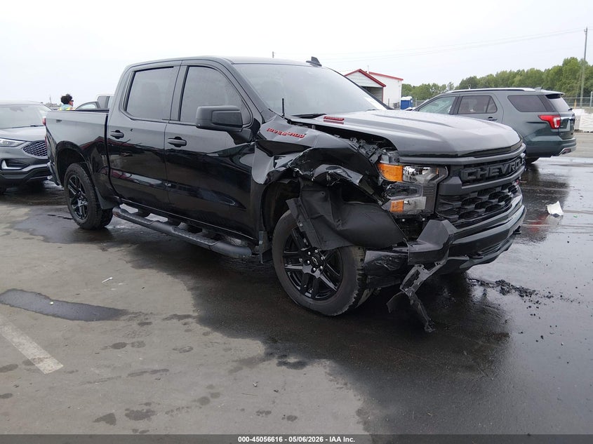 2025 Chevrolet Silverado VIN 1GCPABEKXSZ220102 IAAI salvage auction — FRONT END, Salvage (Florida), sold $12,700 on 2026-07-25 (photo 1)