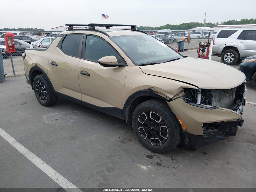 2023 Hyundai Santa cruz VIN 5NTJCDAE5PH056401 IAAI salvage auction — FRONT END, Salvage (North Carolina), sold $7,550 on 2026-07-15 (photo 1)
