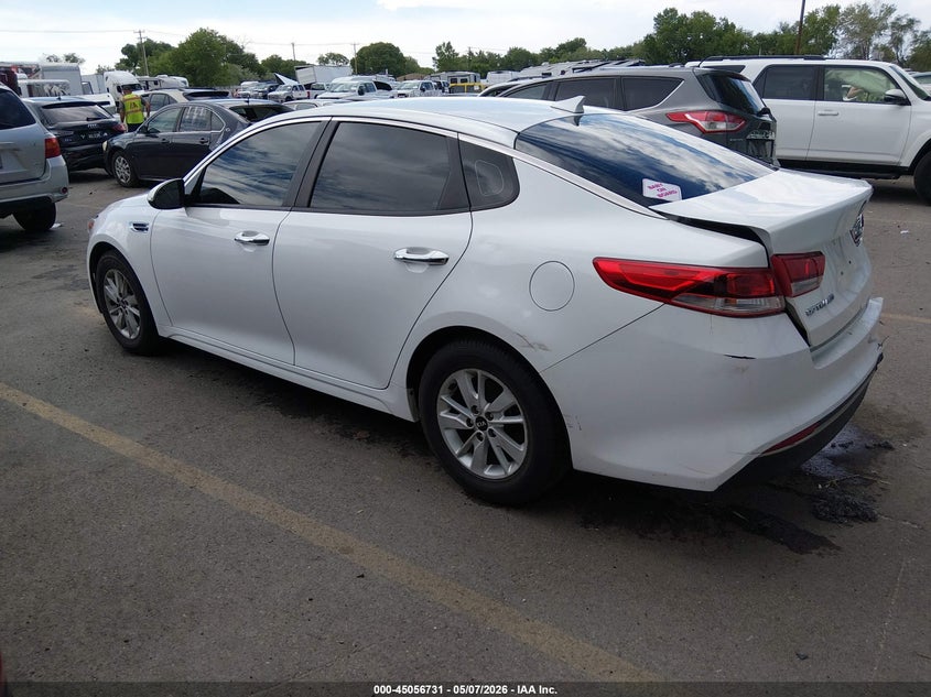 2017 Kia Optima VIN 5XXGT4L34HG144048 IAAI salvage auction — REAR END, Salvage (Utah), sold $1,700 on 2026-07-09 (photo 3)
