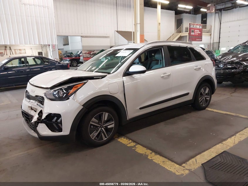 2022 Kia Niro VIN KNDCM3LD2N5543345 IAAI salvage auction — FRONT END, Salvage (Oregon), sold $4,400 on 2026-07-30 (photo 2)