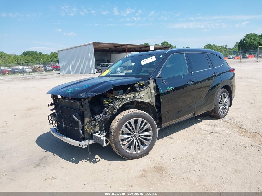 2021 Toyota Highlander VIN 5TDEBRCH9MS032616 IAAI salvage auction — FRONT END, Salvage Title, sold $18,150 on 2026-07-15 (photo 2)