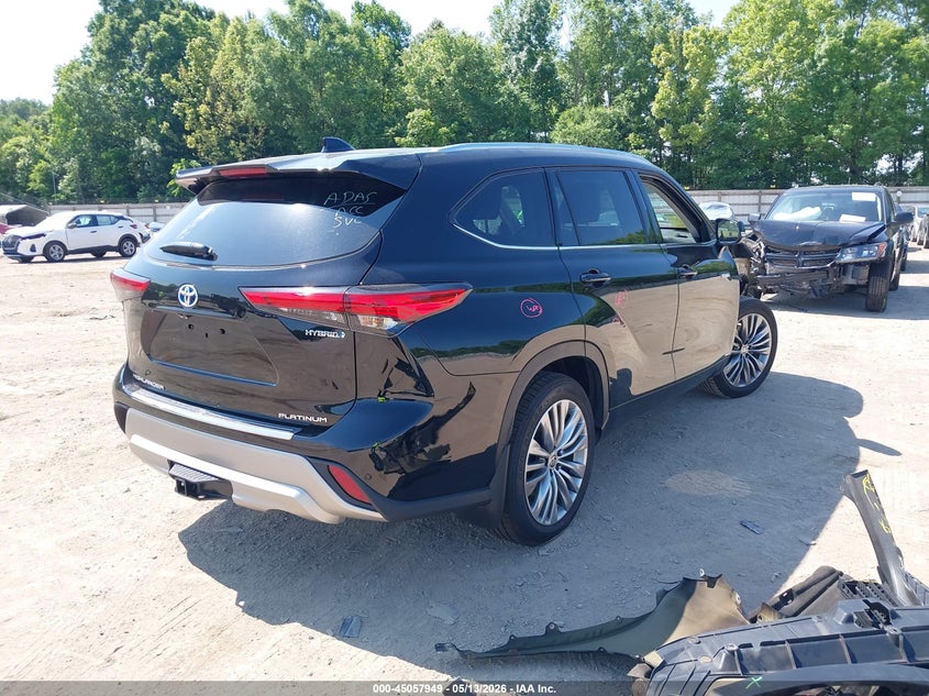 2021 Toyota Highlander VIN 5TDEBRCH9MS032616 IAAI salvage auction — FRONT END, Salvage Title, sold $18,150 on 2026-07-15 (photo 4)