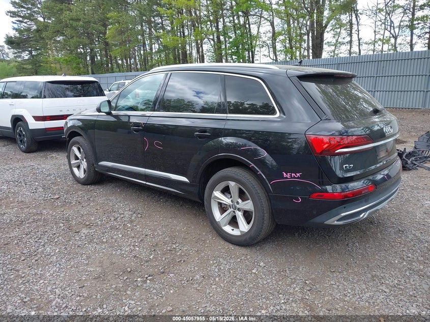 2020 Audi Q7 VIN WA1LJAF74LD007898 IAAI salvage auction — FRONT END, Salvage (New Jersey), sold $14,000 on 2026-08-02 (photo 3)