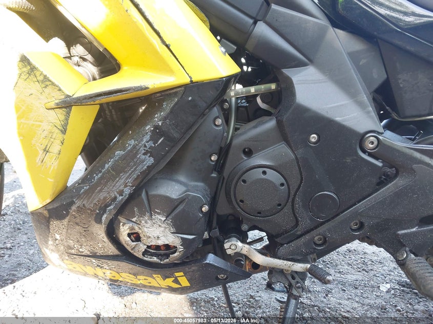 2016 Kawasaki Ninja VIN JKAEXEE10GDA21186 IAAI salvage auction — LEFT SIDE, Clear (South Carolina), sold $125 on 2026-07-14 (photo 9)