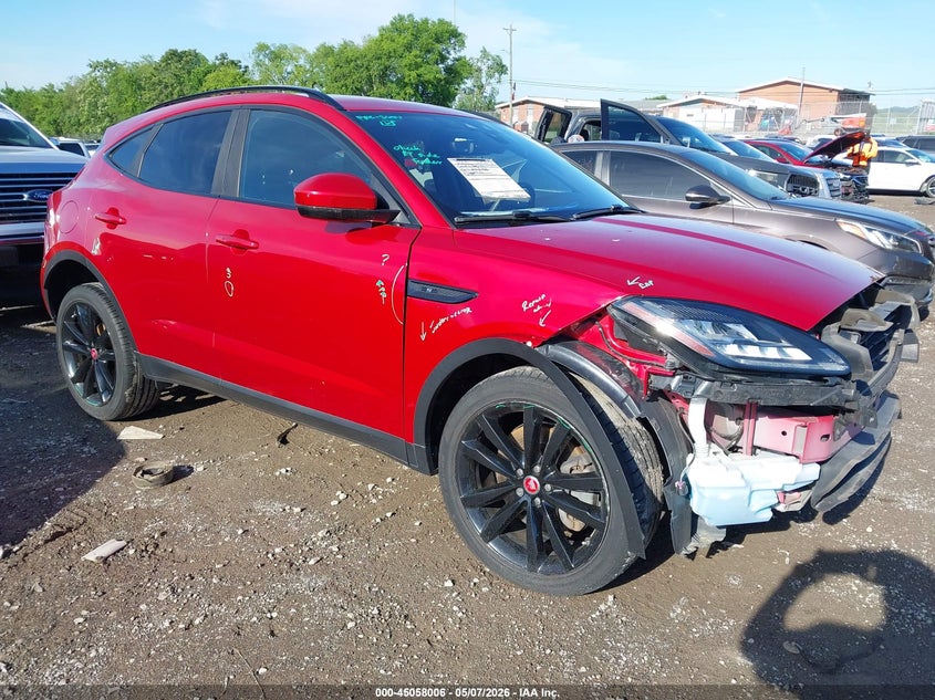 2019 Jaguar E-pace VIN SADFJ2FX0K1Z73923 IAAI salvage auction — FRONT END, Clear (Tennessee), sold $4,050 on 2026-07-16 (photo 1)
