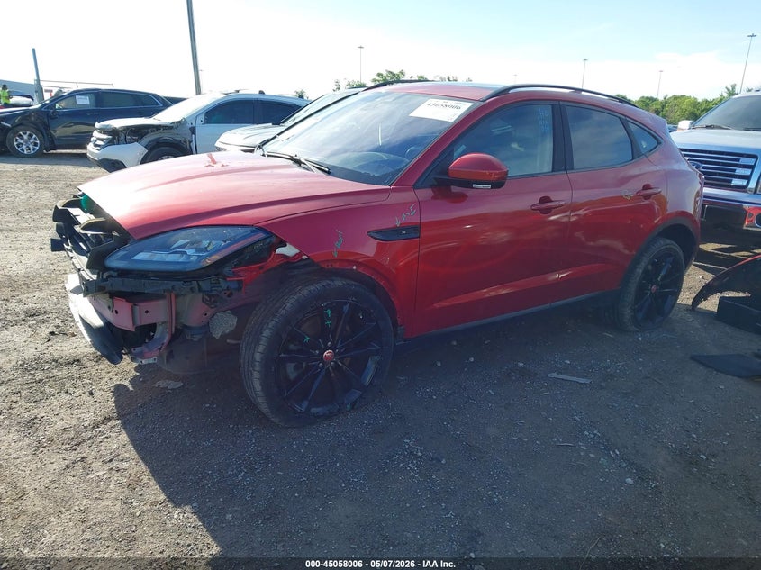 2019 Jaguar E-pace VIN SADFJ2FX0K1Z73923 IAAI salvage auction — FRONT END, Clear (Tennessee), sold $4,050 on 2026-07-16 (photo 2)