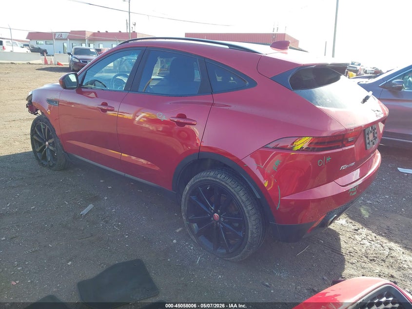 2019 Jaguar E-pace VIN SADFJ2FX0K1Z73923 IAAI salvage auction — FRONT END, Clear (Tennessee), sold $4,050 on 2026-07-16 (photo 3)