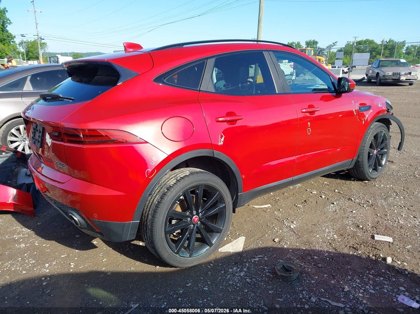 2019 Jaguar E-pace VIN SADFJ2FX0K1Z73923 IAAI salvage auction — FRONT END, Clear (Tennessee), sold $4,050 on 2026-07-16 (photo 4)