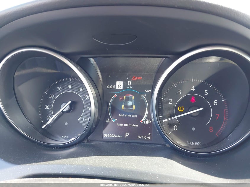 2019 Jaguar E-pace VIN SADFJ2FX0K1Z73923 IAAI salvage auction — FRONT END, Clear (Tennessee), sold $4,050 on 2026-07-16 (photo 7)
