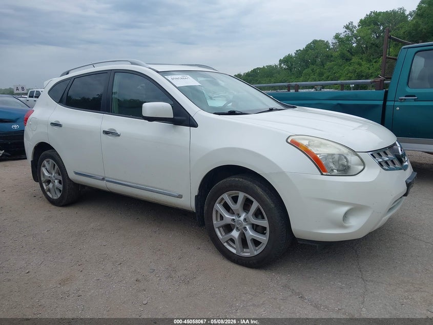 2012 Nissan Rogue VIN JN8AS5MV7CW367727 IAAI salvage auction — FRONT END, Clear (Kansas), sold $625 on 2026-07-22 (photo 1)
