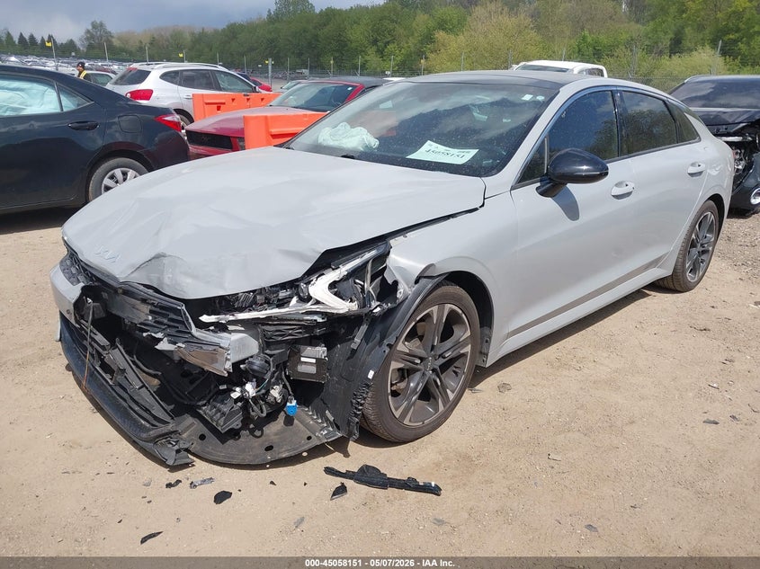 2022 Kia K5 VIN 5XXG64J23NG113676 IAAI salvage auction — FRONT END, Salvage (Illinois), sold $5,300 on 2026-07-15 (photo 2)
