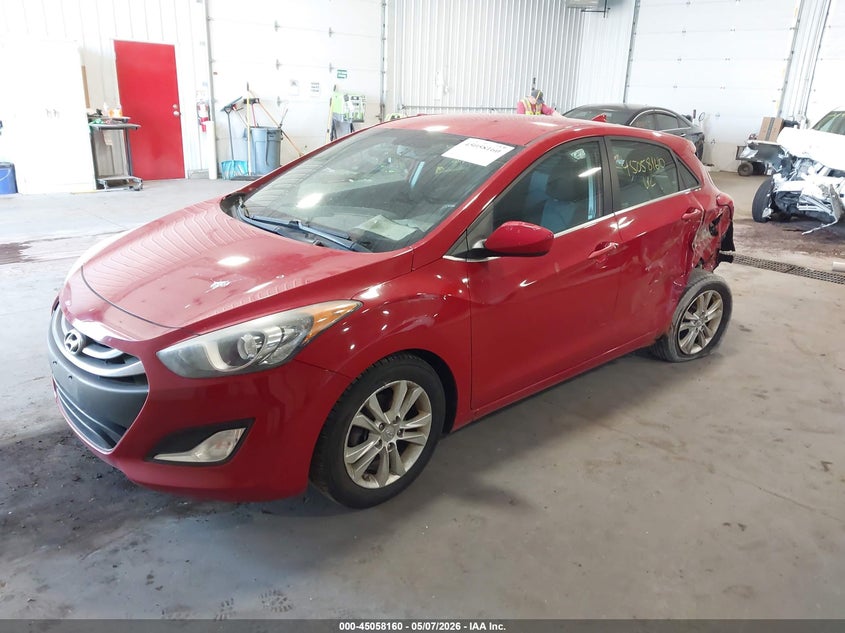 2013 Hyundai Elantra VIN KMHD35LE2DU083048 IAAI salvage auction — LEFT REAR, Prior Salvage (Minnesota), sold $425 on 2026-07-08 (photo 2)