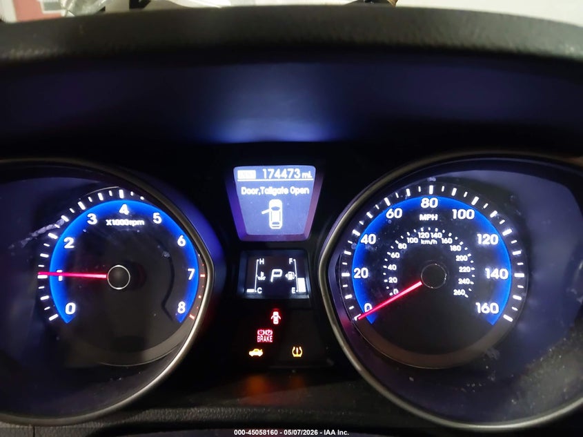 2013 Hyundai Elantra VIN KMHD35LE2DU083048 IAAI salvage auction — LEFT REAR, Prior Salvage (Minnesota), sold $425 on 2026-07-08 (photo 7)
