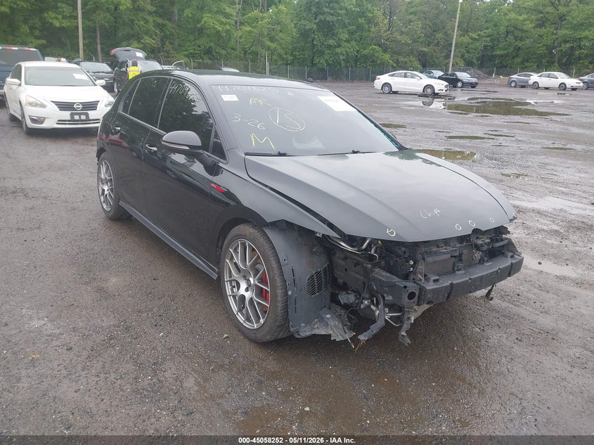 2024 Volkswagen Golf gti VIN WVWHA7CD1RW113490 IAAI salvage auction — FRONT & REAR, Salvage - Greater Than 75% (Maryland), sold $5,800 on 2026-07-08 (photo 1)
