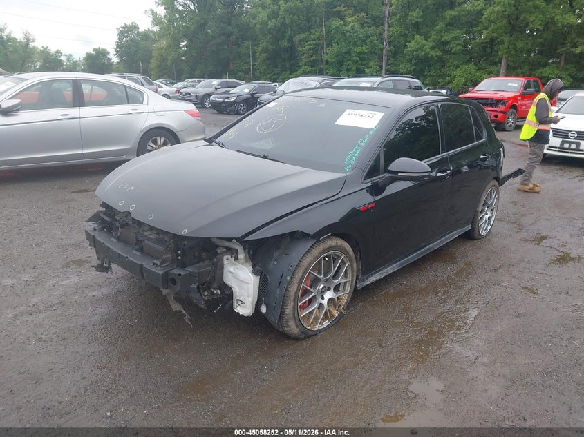 2024 Volkswagen Golf gti VIN WVWHA7CD1RW113490 IAAI salvage auction — FRONT & REAR, Salvage - Greater Than 75% (Maryland), sold $5,800 on 2026-07-08 (photo 2)