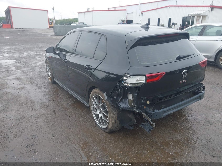 2024 Volkswagen Golf gti VIN WVWHA7CD1RW113490 IAAI salvage auction — FRONT & REAR, Salvage - Greater Than 75% (Maryland), sold $5,800 on 2026-07-08 (photo 3)