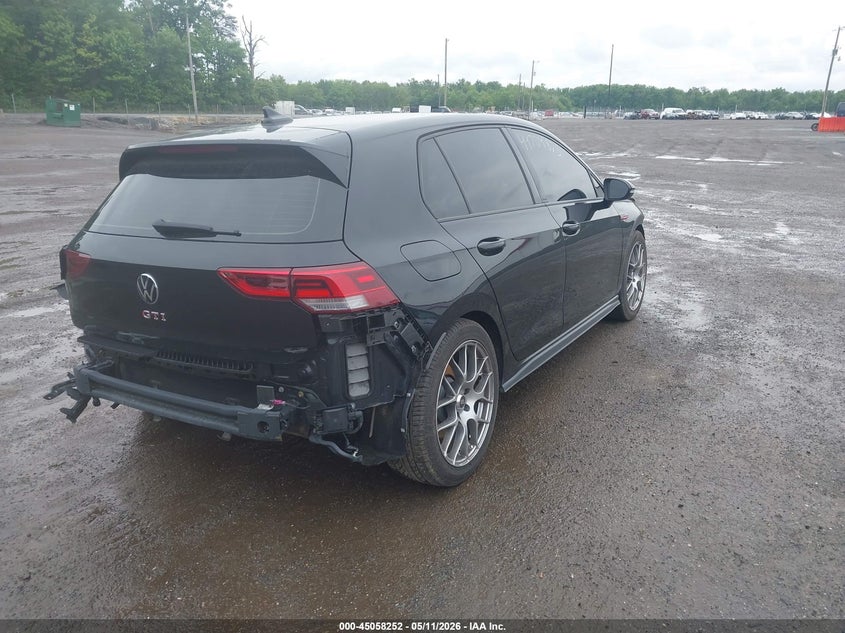 2024 Volkswagen Golf gti VIN WVWHA7CD1RW113490 IAAI salvage auction — FRONT & REAR, Salvage - Greater Than 75% (Maryland), sold $5,800 on 2026-07-08 (photo 4)