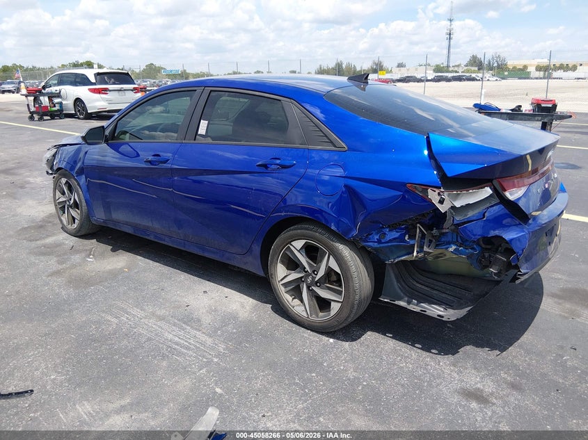 2023 Hyundai Elantra VIN KMHLS4AG9PU436256 IAAI salvage auction — FRONT & REAR, Certificate Of Destruction (Florida), sold $3,300 on 2026-07-09 (photo 3)