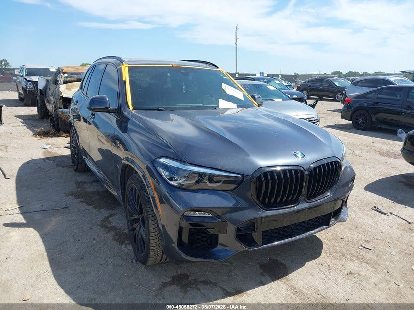 2021 BMW X5 VIN 5UXJU4C02M9G17298 IAAI salvage auction — THEFT, Salvage Title, sold $12,600 on 2026-07-27 (photo 1)