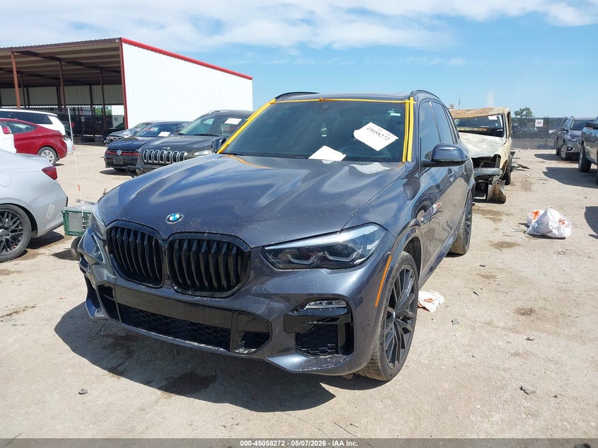 2021 BMW X5 VIN 5UXJU4C02M9G17298 IAAI salvage auction — THEFT, Salvage Title, sold $12,600 on 2026-07-27 (photo 2)