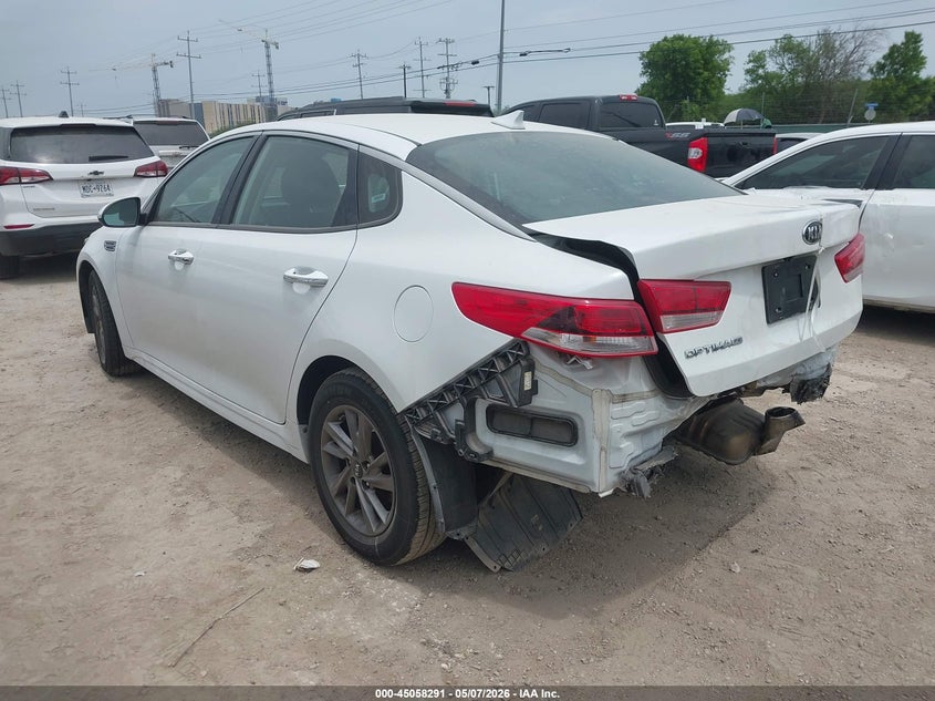 2020 Kia Optima VIN 5XXGT4L3XLG382978 IAAI salvage auction — REAR END, Salvage (Texas), sold $2,175 on 2026-07-06 (photo 3)