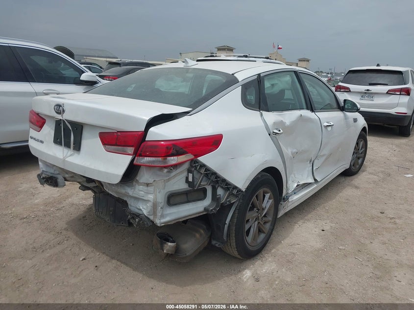 2020 Kia Optima VIN 5XXGT4L3XLG382978 IAAI salvage auction — REAR END, Salvage (Texas), sold $2,175 on 2026-07-06 (photo 4)