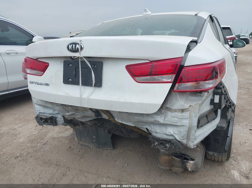 2020 Kia Optima VIN 5XXGT4L3XLG382978 IAAI salvage auction — REAR END, Salvage (Texas), sold $2,175 on 2026-07-06 (photo 6)