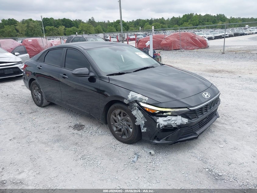 2024 Hyundai Elantra VIN KMHLM4DGXRU832978 IAAI salvage auction — LEFT SIDE, Certificate Of Destruction (Florida), sold $3,900 on 2026-07-09 (photo 1)