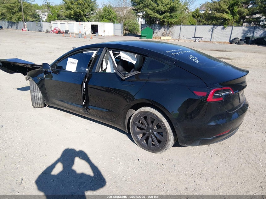 2022 Tesla Model 3 VIN 5YJ3E1EAXNF184734 IAAI salvage auction — FRONT END, Salvage (New Jersey), sold $2,000 on 2026-07-30 (photo 3)