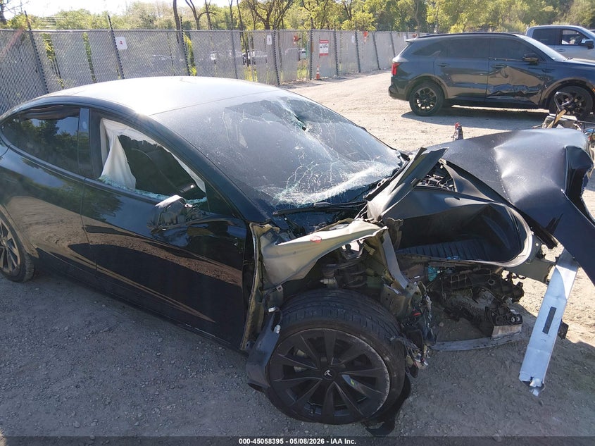 2022 Tesla Model 3 VIN 5YJ3E1EAXNF184734 IAAI salvage auction — FRONT END, Salvage (New Jersey), sold $2,000 on 2026-07-30 (photo 6)