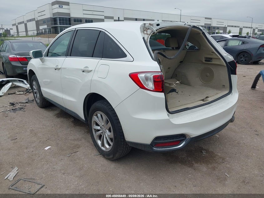 2017 Acura Rdx VIN 5J8TB4H39HL030896 IAAI salvage auction — REAR END, Original (Texas), sold $3,200 on 2026-07-10 (photo 3)