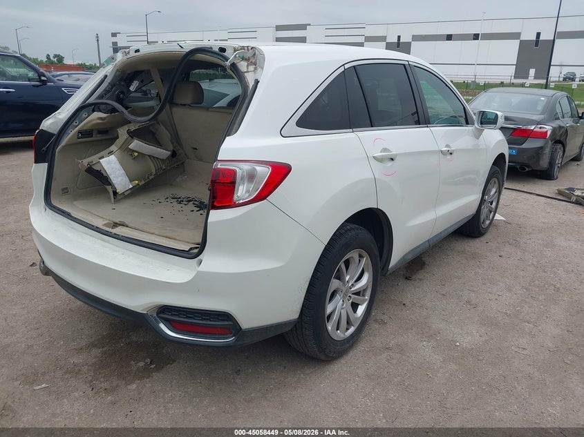 2017 Acura Rdx VIN 5J8TB4H39HL030896 IAAI salvage auction — REAR END, Original (Texas), sold $3,200 on 2026-07-10 (photo 4)