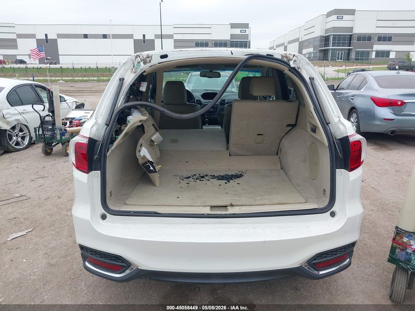 2017 Acura Rdx VIN 5J8TB4H39HL030896 IAAI salvage auction — REAR END, Original (Texas), sold $3,200 on 2026-07-10 (photo 6)