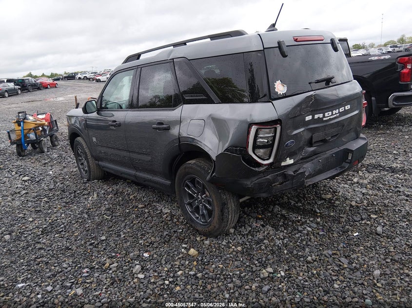 2021 Ford Bronco sport VIN 3FMCR9B64MRA71891 IAAI salvage auction — REAR END, Salvage (West Virginia), sold $3,850 on 2026-07-12 (photo 3)