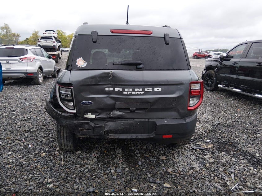 2021 Ford Bronco sport VIN 3FMCR9B64MRA71891 IAAI salvage auction — REAR END, Salvage (West Virginia), sold $3,850 on 2026-07-12 (photo 6)