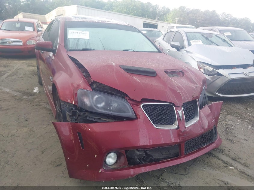 2009 Pontiac G8 VIN 6G2ER57709L220740 IAAI salvage auction — FRONT END, Salvage (Tennessee), sold $400 on 2026-07-14 (photo 1)